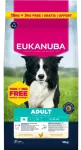 Kuivtoit koertele - Eukanuba Adult Medium Chicken, 15+3 kg
