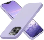 Riff Slim & Soft silikoonist tagakaas pehme sisemusega Apple iPhone 15 Pro Max Lavander jaoks