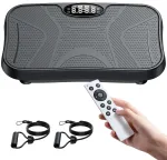 Riff EX800 vibroplatvorm 200W / max 150kg / kuni 200 kiirustaset / kaugjuhtimispuldiga / BT k&otilde;lariga / LED puutepaneeliga (56 x 31 x 12 cm)