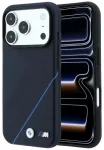 BMW M Tire Track Blue Line telefoni &uuml;mbris MagSafe toega iPhone 17 Pro Max | iPhone 18 Pro Max tumesinine