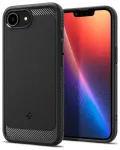 Spigen Rugged Armor telefoni&uuml;mbris iPhone SE 4 jaoks, must