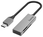 Hama USB-C 00200131 SD/microSD kaardilugeja h&otilde;bedane