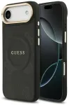 Guess HC PU W/ PEONY HOT STAMP telefoni &uuml;mbris MagSafe toega iPhone 17 Air must