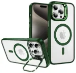 Tel Protect Kickstand telefoni &uuml;mbris alusega ja MagSafe toega iPhone 14 Pro roheline