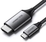 Ugreen cable HDMI cable - USB Type C 4K 60 Hz 1.5 m black-gray (MM142 50570)