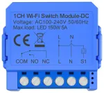 Intelligent 1-channel WiFi switch module with voltage-free DC contact Avatto WSM16-DC-1
