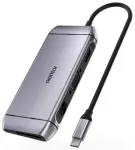 Choetech HUB-M15 9-in-1 USB-jaotur | USB-C kuni 3x USB 3.0, SD, microSD, HDMI, VGA, USB-C, RJ45 | hall