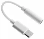 Fusion CM20 3,5 mm USB-C heliadapter telefonidele, valge (OEM)
