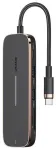 USAMS SJ575HUB01 USB-jaotur | USB-A kuni USB-C, HDMI, SD, microSD | must