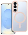 Color Edge Mag telefoni &uuml;mbris MagSafe toega Samsung Galaxy S25 (S931) roosa