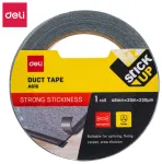 Universaalne teip Deli 48mmx20m, 230mikr, tugevdatud, must