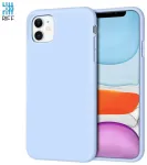 Riff Plans & Miksts silikoonist tagakaas pehme sisemusega iPhone 12 Pro Max Light Blue