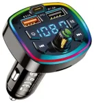 KAKU KSC-851 Bluetooth FM saatja autolaadijaga PD / Bluetooth 5.0 / MP3 / MicroSD