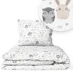 Voodipesukomplekt RABBIT&OWL 135x100 cm K-2T135