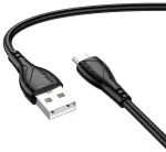 Borofone BX121 Energy andmeedastus- ja laadimiskaabel | USB-A kuni Micro USB | 12W | 1m | must