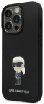 Karl Lagerfeld Liquid Silicone Metal Ikonik telefoni &uuml;mbris iPhone 15 Pro must