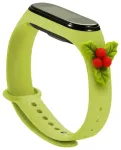Xmas nutikella rihm Xiaomi Mi Band 3/4 jaoks | silikoonist | roheline