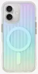 UNIQ etui Coehl Linear iPhone 16 6.1" Magnetic Charging opal|iridescent