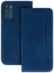 Wonder Prime rahakott-&uuml;mbris Motorola Moto G42 jaoks, tumesinine