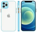 Milky Case silikoonist paindlik l&auml;bipaistev &uuml;mbris Samsung Galaxy S21+ 5G (S21 Plus 5G) sinine