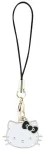 Hello Kitty zawieszka HKCPMKHK Phone      Strap czarny|black Charm Kitty Head