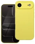 Silicone 2mm telefoni &uuml;mbris MagSafe toega iPhone 17 Air kollane