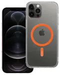 Drop Glue Colorful Ring telefoni &uuml;mbris alusega ja MagSafe toega iPhone 12 Pro Max oranž
