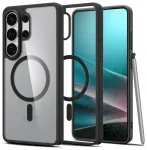 Spigen Ultra Hybrid Mag telefoni &uuml;mbris MagSafe toega Samsung Galaxy S26 Ultra (S948) l&auml;bipaistev must