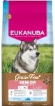 Kuivtoit koertele - Eukanuba Senior Large Grain Free ocean fish, 12 kg