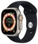 Fusion Accessories nutikella rihm Apple Watch 2/3/4/5/6/7/8/SE/Ultra (42/44/45/49 mm) jaoks | silikoonist | must