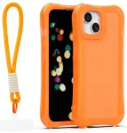Safepop telefoni &uuml;mbris rihmaga iPhone 14 oranž