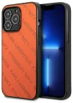 Karl Lagerfeld KLHCP13LPTLO iPhone 13 Pro | 13 6,1" k&otilde;va kaitse&uuml;mbris oranž Perforated Allover