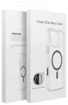 &Uuml;mbris Samsung S26 jaoks, kolletumiskindel Clear Elite Mag Cover MagSafe toe ja Camera Control nupuga, l&auml;bipaistev