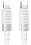 XO NB-Q282B andmeedastus- ja laadimiskaabel | USB-C kuni USB-C | PD | 60W | 1m | valge