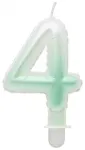 GoDan tordik&uuml;&uuml;nal - &Otilde;hupall Number 4 (7cm) White/Green Ombre