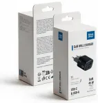 Blue Star Nano GaN VT-334 reisilaadija | 45W | PD, QC, GaN | USB-C, USB-A | must