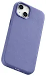 iCarer Case naturaalsest nahast &uuml;mbris iPhone 14 Plus helevioletsed (MagSafe &uuml;hilduv)