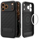 Spigen Parallax "S" aluse ja MagSafe-toega telefonikott Apple iPhone 17 Pro Max matt must