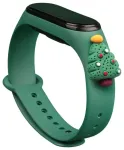 Xmas nutikella rihm Xiaomi Mi Band 3/4 jaoks | silikoonist | roheline
