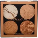 Makeup Revolution Cheek Kit Palette - Valgustite ja bronzerite palett 8 g