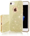 Glitter 3-in-1 telefoni &uuml;mbris iPhone 12 | iPhone 12 Pro kuldne