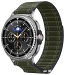 Spigen WBF0 nutikella rihm Samsung Galaxy Watch 8/Classic (40/44/46 mm) jaoks | nailonist | roheline