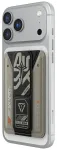 Wallet Skinarma Kado Aegis Magnetic Cardholder Grip Stand grey