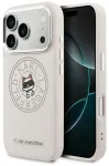 Karl Lagerfeld Point & Choupette Sketch telefoni &uuml;mbris MagSafe toega iPhone 17 Pro roosa