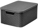 Kaanega karp Style M 39,3x29,3x18,7cm tumehall