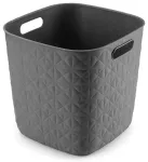 Korv Softex ruudukujuline 15L 27,9x27,9x26,9cm tumehall