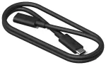 VITURE (USB 3.2 Gen1) USB-C isane kuni USB-C emane pikenduskaabel (must) 50 cm