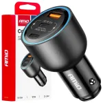 AMiO AMIO-04372 autolaadija | 95W | PD, QC | USB-C, USB-A