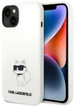 Karl Lagerfeld KLHMP14MSNCHBCH iPhone 14 Plus 6,7" k&otilde;vakarp valge | white Silicone Choupette MagSafe