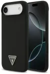 Guess Silicone Triangle Logo telefoni&uuml;mbris MagSafe toega seadmele iPhone 17 Air must